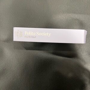 Polite Society Polite Pout Glossy Lip Balm - Light Lavender Box